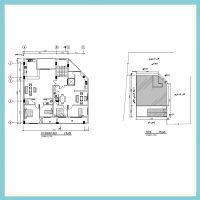 Architectural plan 14x14, two south-east corners - Image 4