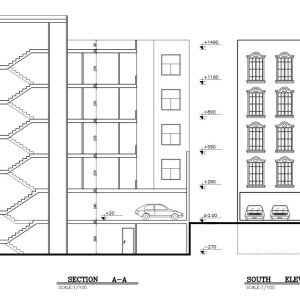 Architectural map 18x8 North - Image 2