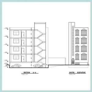 Architectural map 18x8 North - Image 2