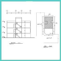 Architectural plan 12x10, two north-west corners - Image 3