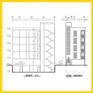 Architectural map 18x8 North - Image 2
