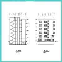 Architectural plan 24x14, two south-west corners - Image 2