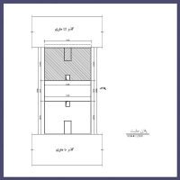 Architectural map 10x15 South - Image 3
