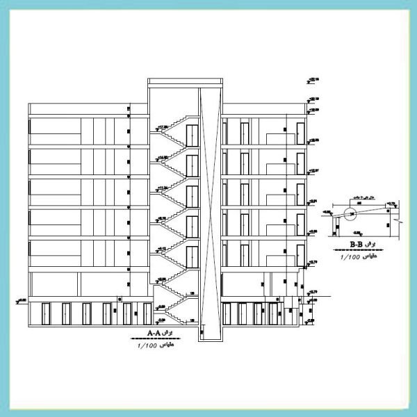 Architectural plan 26*12 South