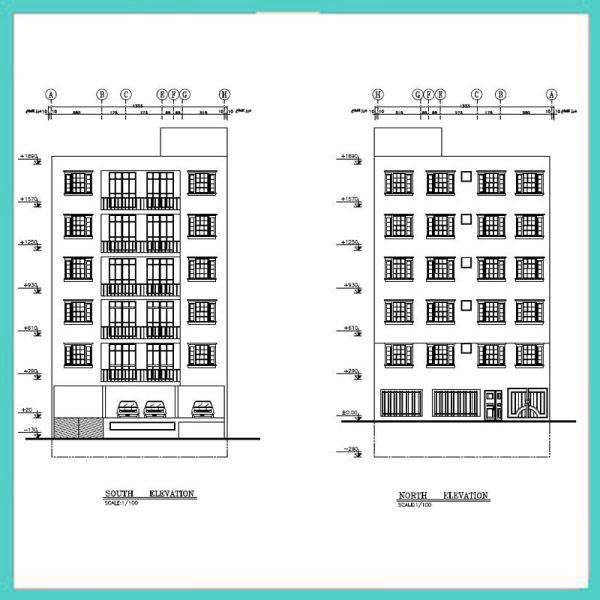 Architectural map 20*13.33 South