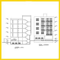 Architectural plan 14x14, two south-east corners - Image 2