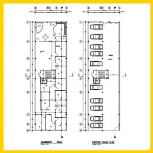 Architectural plan 10*34 south - Image 6