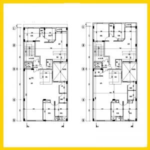 Architectural plan 23*11 south