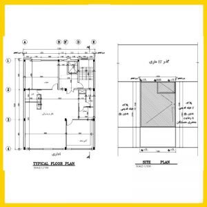 Architectural plan 15x12 south