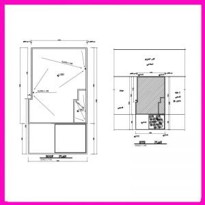 Architectural plan 12*16 south