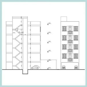 Architectural plan 9*17 North - Image 2