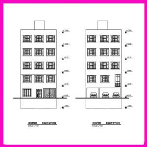 Architectural plan 30*7.5 South - Image 3