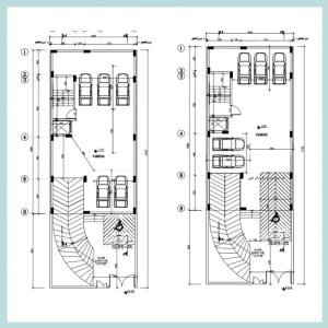 Architectural plan 10*19 North - Image 5