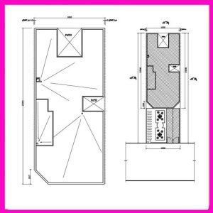Architectural plan 22*10 north - Image 2