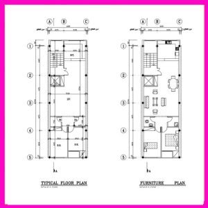 Architectural plan 6*17 south - Image 4