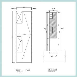 Architectural plan 20*6 north - Image 3