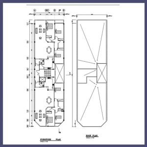 Architectural plan 10*34 south - Image 5