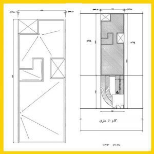 Architectural plan 26*10 north - Image 4