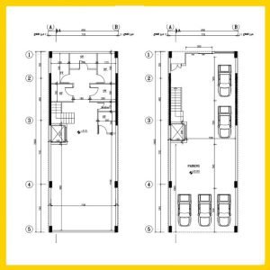 Architectural plan 21*8 south - Image 2