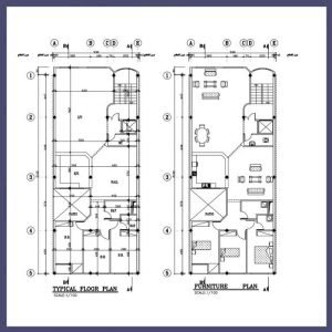 Architectural plan 9*21 south - Image 3