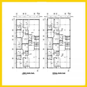 Architectural plan 27*13 south