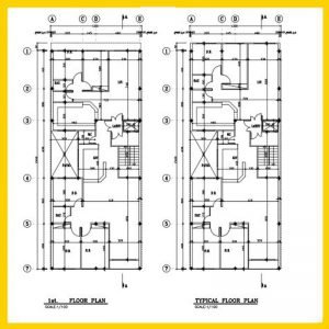 Architectural map 24*10 south