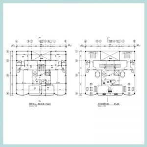 Architectural plan 14x16 north