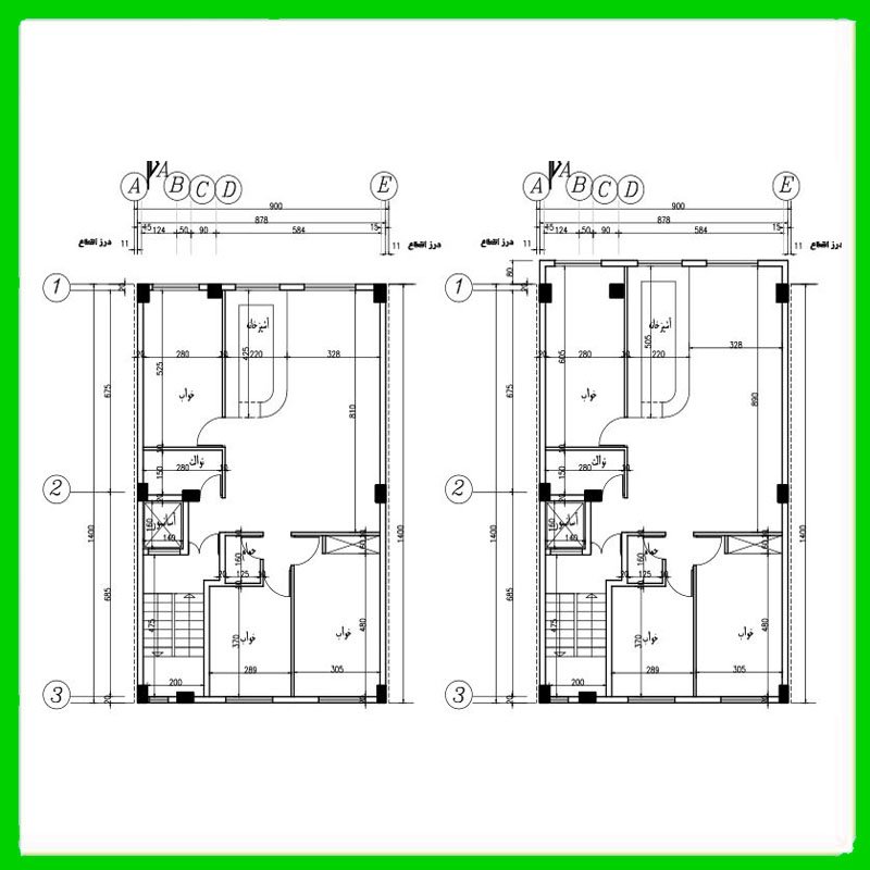 Architectural plan 9*14 south