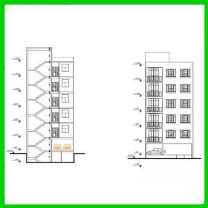 Architectural plan 26*10 north - Image 3