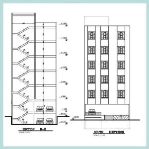Architectural plan 20*10 north - Image 3