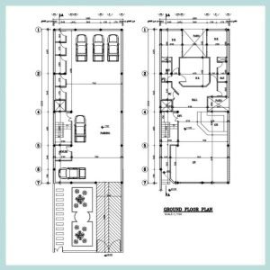 Architectural plan 22*10 north - Image 4