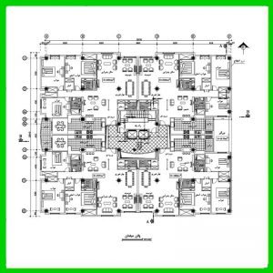 Architectural map 28*32 - tower