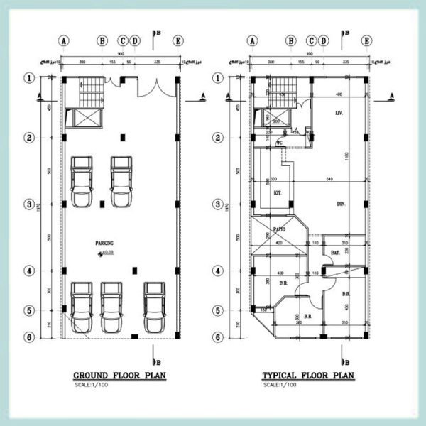 Architectural map of 9*20 south