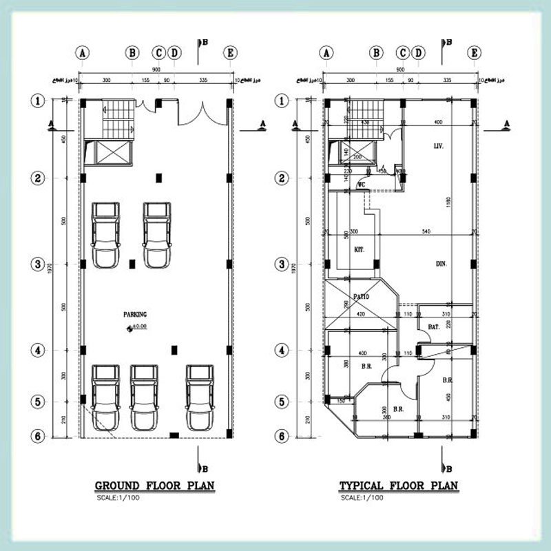 Architectural map of 9*20 south