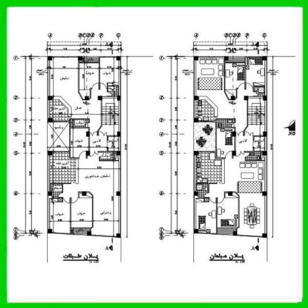 Architectural map 24*10 south