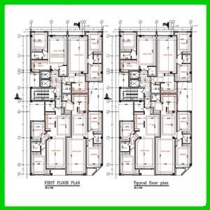 Architectural plan 15*30 south