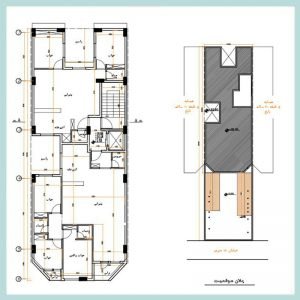 Architectural plan 26*10 north