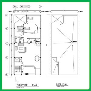 Architectural plan 9*20 north - Image 4