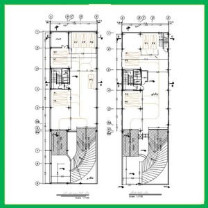 Architectural plan 26 x 12.5 north - Image 2