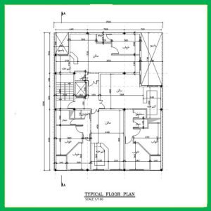 Architectural map 15x19 north - Image 2
