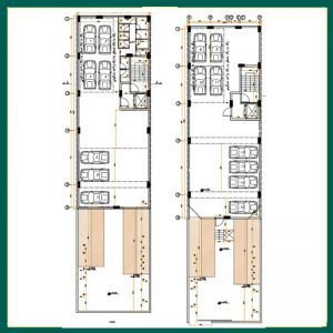 Architectural plan 26*10 north - Image 2
