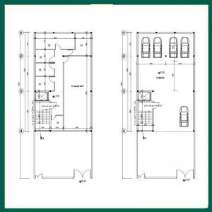 Architectural plan 25*10 north - Image 4