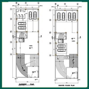 Architectural plan 20*10 north - Image 2