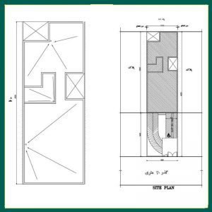Architectural plan 26*10 north - Image 3