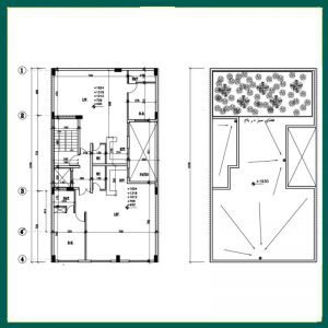 Architectural plan 20*11 north - Image 4
