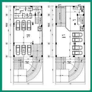 Architectural plan 20*11 south - Image 2
