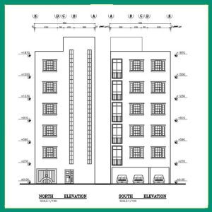 Architectural map of 9*20 south - Image 2