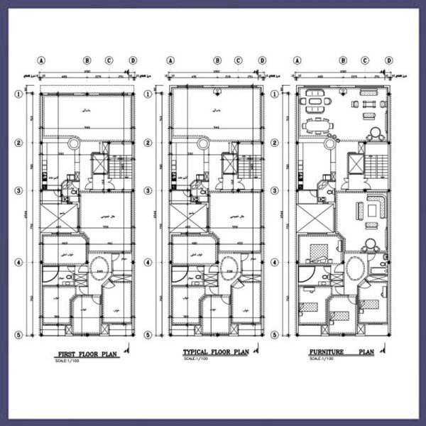 Architectural map 25*10 south