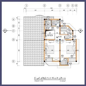 Map of a 265-meter 3-story villa - Image 6