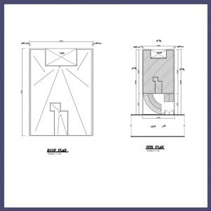 Architectural plan 16x12 north - Image 6